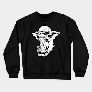 Ork black and white Crewneck Sweatshirt